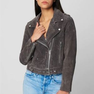 Blank NYC gray suede jacket